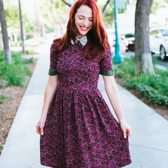 Box Pleated Skirt Dress with hidden pockets! - Picture 1 of 1